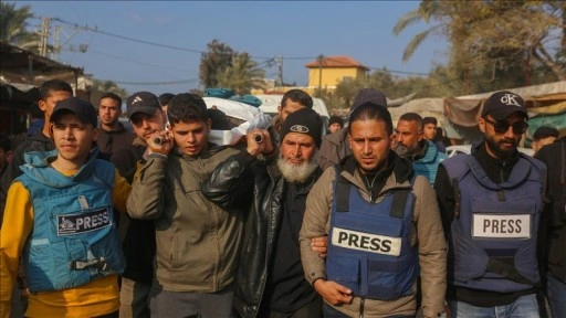 İsrail saldırısında ölen AA'nın serbest kameramanı Ebu Nehban son yolculuğuna uğurlandı