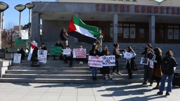 İsrail'in Refah kentine yönelik saldırıları Kosova’da protesto edildi