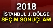 İstanbul 1. Bölge Seçim Sonuçları, 2018 Genel seçim sonuçları