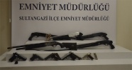 İstanbul’da çuval içinde 10 adet silah ele geçirildi