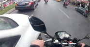 İstanbul’da feci motosiklet kazası! Metrelerce sürüklendi...
