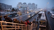 İstanbul'da kar etkisini sürdürüyor