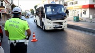 İstanbul&#039;da Kovid-19 tedbirleri kapsamında minibüsler denetlendi