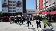 İstanbul'da şehit olan polisler için tören