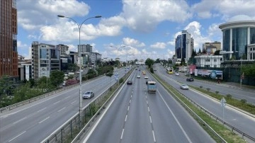 İstanbul'da trafik yoğunluğu yüzde 2'ye kadar düştü