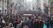 İstiklal Caddesi’nden insan seli aktı