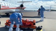 İsveç&#039;teki Türk hasta ambulans uçakla Türkiye&#039;ye getiriliyor