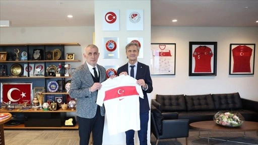 İsviçre Futbol Federasyonu Başkanı Blanc'dan TFF Başkanı Hacıosmanoğlu'na ziyaret