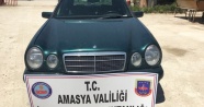 Kaçak otomobil Amasya’da yakalandı