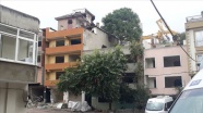 Kağıthane'deki riskli binaların yıkımı sürüyor