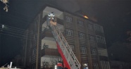Kahramanmaraş Elbistan'da apartmanda yangın paniği