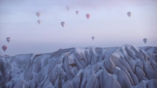 Kapadokya'da balonlar 6 gün sonra yeniden gökyüzünde