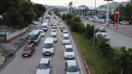 Karadeniz&#039;den dönen tatilciler Karabük&#039;te yoğunluk oluşturdu