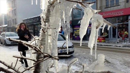 Kars, Ağrı ile Ardahan'da dondurucu soğuk hava etkili oluyor