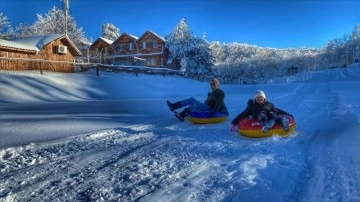 Kartepe'de kar kalınlığı 70 santimetre ölçüldü