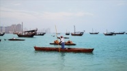 Katar&#039;da Geleneksel Ahşap Tekne Festivali, katılımcıları geçmiş zamanda yolculuğa çıkarıyor