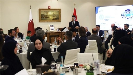 Katar'daki Türk öğrenciler iftar sofrasında buluştu