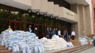 Kazakistan'da Ahmet Yesevi Üniversitesinden felaketzedelere insani yardım