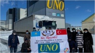 Kazakistan'daki Türkler, ihtiyaç sahiplerine yardım dağıttı