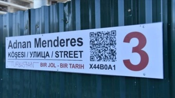 Kazakistan'ın Türkistan şehrindeki bir sokağa Adnan Menderes adı verildi
