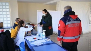 Kırklareli'nde misafir edilen savaş mağdurlarına 24 saat sağlık hizmeti sunuluyor
