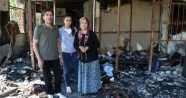 Kocaeli'de evleri yanan aile sokakta kaldı