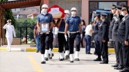Kocaeli'de trafik kazası nedeniyle şehit olan polis memuru için tören düzenlendi