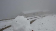 Konya'ya mevsimin ilk karı yağdı