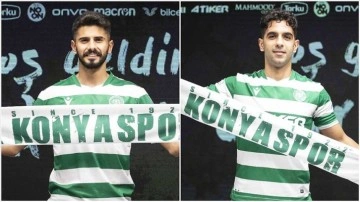 Konyaspor'da çifte transfer