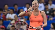 Kvitova galibiyetle döndü