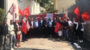 Lübnan'daki Türkmenlerden Türkiye'ye destek gösterisi