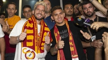 Lucas Torreira ve Dries Mertens, Galatasaray için İstanbul'da