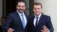 Macron, Paris'te Hariri ile görüştü