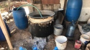 Malatya&#039;da 2 bin litre sahte içki ele geçirildi