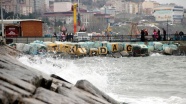 Marmara Denizi'nde ulaşıma lodos engeli