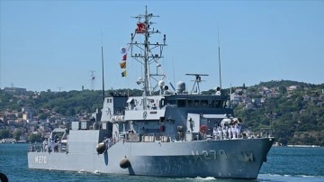 Mayın tehlikesine karşı görev yapacak gemiler Karadeniz'e açıldı