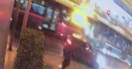 Mecidiyeköy'de otobüs kazası kamerada