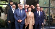 Meral Akşener, Yeniçağ gazetesine ziyarette bulundu