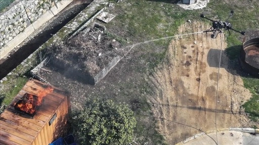 Mersin'de üretilen dronla olası yangınlarda etkin ve hızlı mücadele hedefleniyor