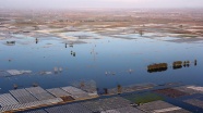 Mersin&#039;deki selin etkisi havadan görüntülendi