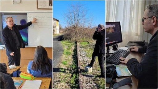 Mezun olduğu okula öğretmen olarak dönüp tarihini anlatan belgesel hazırladı