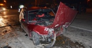 Milas’ta spin atan bir araç kaza yaptı; 1'i ağır 4 yaralı