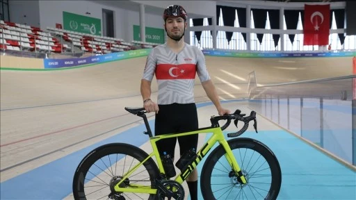 Milli bisikletçi Ramazan Yılmaz, UCI Pist Bisikleti Uluslar Kupası'na hazırlanıyor