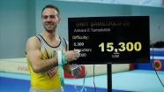 Milli cimnastikçi Şamiloğlu'nun altın madalya sevinci