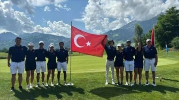Milli golfçüler, Avrupa Takımlar Şampiyonası'nda birinci oldu