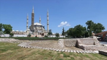 Mimar Sinan'ın şaheserine yakışır Selimiye Meydanı'nda çalışmalar tamamlandı