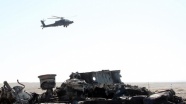 Mısır'da askeri eğitim helikopteri düştü