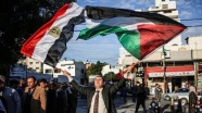 Mısır&#39;da can verenler için Gazze&#39;de taziye çadırı kuruldu