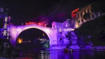 Mostar Köprüsü'nün yeniden yapılışının 20'nci yılı kutlandı