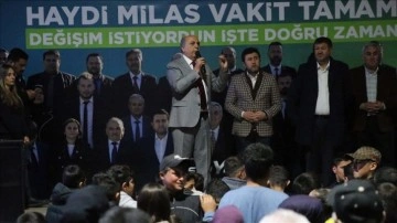 Muğla Büyükşehir Belediye Başkan adayı Ayaydın vatandaşlarla iftarda buluştu